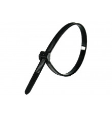 Нейлоновая усиленная стяжка Rucelf черная 4,8х350 мм, уп. 100шт. СТУ-350-Ч