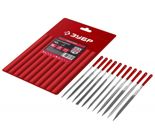 Набор надфилей ЗУБР в чехле 10 шт. 140 мм 1605-H10