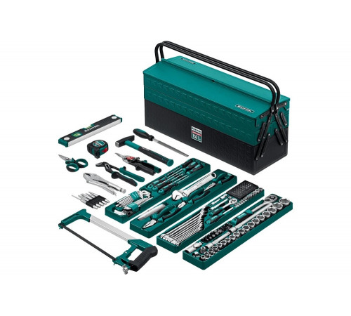 Универсальный набор инструмента KRAFTOOL Grand-152 1/2"+1/4" 152 предм., 27978-H152