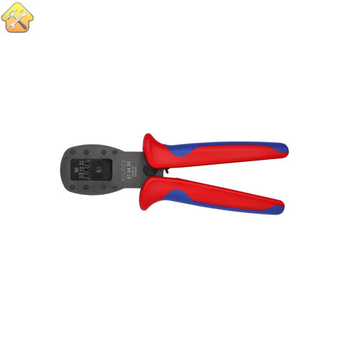 Пресс-клещи для штекеров KNIPEX Micro-Fit Molex, 3 гнезда, AWG 30-26/24-22/20, L-190 мм KN-975425