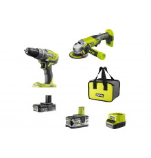Набор инструментов Ryobi ONE+ R18DDAG-252S 5133003819