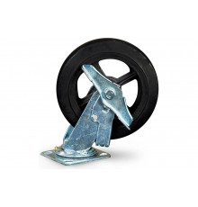 Колесо большегрузное поворотное SCdb 80 200 мм обрезиненное с тормозом (N) TOR 1024162