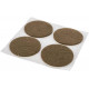 STAYER 4 шт.,  35 мм, фетровые, накладки самоклеящиеся на мебельные ножки 40910-35