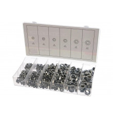 Набор гаек СИБРТЕХ М3, М4, М5, М6, М8, М10 600 предметов 47615