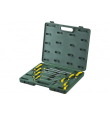 Т-образные имбусовые ключи HEX с шариком, 9шт в боксе Kraftool INDUSTRIE 27454-H9