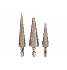 Набор ступенчатых сверл по металлу 3 шт. STAYER 29660-3-20-H3