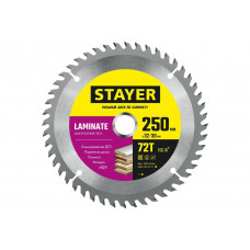 Пильный диск по ламинату STAYER Laminate 250x32/30 мм, 72Т, аккуратный рез 3684-250-32-72_z01