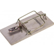 Малая мышеловка Stayer Standard с деревянным основанием 40501-S