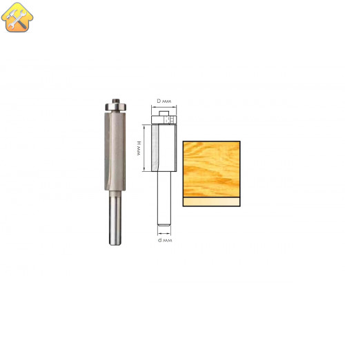 Фреза кромочная прямая (16x30 мм; хвостовик 8 мм) по дереву Интерскол 2109503001601