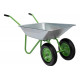 Тачка садовая СИБРТЕХ 2-х колесная, грузоподъемность 120 кг, объем 65 л 689135
