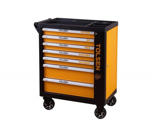 Набор инструментов TOLSEN "ATHLETE" в черной тележке, 189 предметов TT85412
