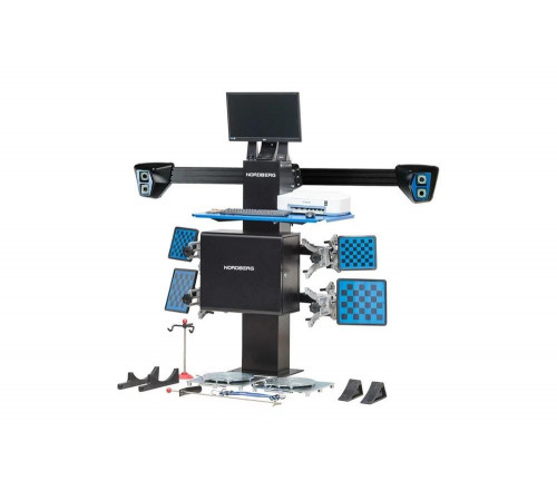 Стенд сход-развал NORDBERG 3D модель, укороченная колонна для ям C802PIT