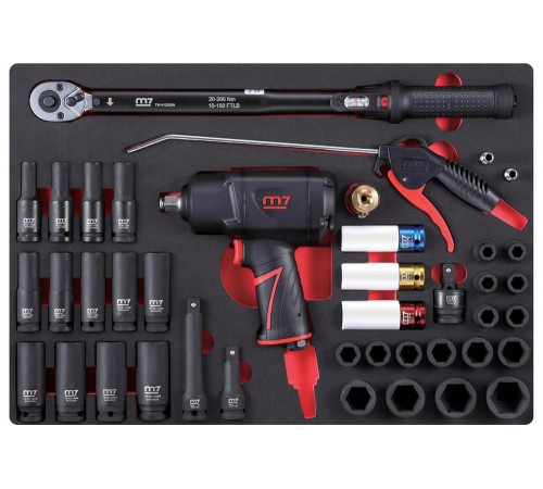 Набор пневмоинструмента MIGHTY SEVEN 41 предмет NC-4255ZG01