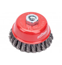 Щетка чашеобразная витая (100 мм; M14) АТАКА 34726