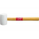 ЗУБР 340 г, белая резиновая киянка с деревянной рукояткой 20511-340_z02 Мастер