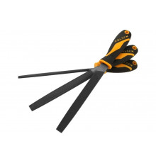 Набор напильников TOLSEN GRIPro 200 мм, 3 предмета TT32033