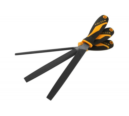 Набор напильников TOLSEN GRIPro 200 мм, 3 предмета TT32033