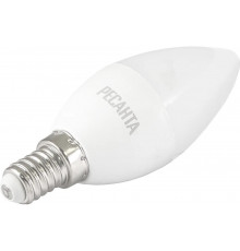 Светодиодная лампа Ресанта LL-R-C37-6W-230-3K-E14 (свеча, 6Вт, теплый, Е14) 76/1/3