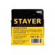 STAYER скобы тип 53 (A / 10 / JT21), 12  мм, 1000 шт., закаленные, особотвердые, скобы для степлера тонкие 3159-12_z02 Professional