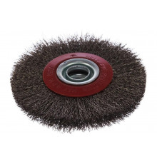 Щетка №181 (125 мм, круглая, гофрирированная, нержавеющая сталь) для точильно-шлифовального станка АТАКА 0312520430 34732