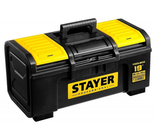 STAYER 480 х 270 х 240, пластиковый, ящик для инструмента TOOLBOX-19 38167-19 Professional