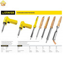 STAYER 30/130 Вт, двухкомпонентная рукоятка, электропаяльник Proterm 55308-130 Professional