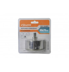 Коронка алмазная (80х70 мм; хв-к с проточкой) Sturm 1055-10-8070