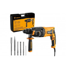 Сетевой перфоратор DEKO DKH950W в кейсе с набором из 5 буров SDS+ 063-4122