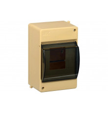 Бокс IEK с прозрачной крышкой КМПн 2/4 для 4-х автоматических выключателей Сосна MKP42-N-04-30-12-S