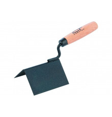 Угловая кельма СИБРТЕХ 110x75x75 мм, стальная, для внешних углов, буковая ручка 86313