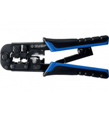 Универсальный кримпер ЗУБР Профессионал RJ-7 RJ45 RJ11/RJ12 22650
