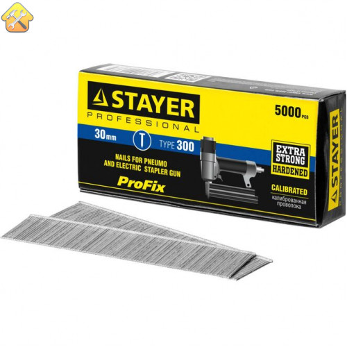 STAYER гвозди тип 300, 30 мм, гвозди особотвердые 31530-30 Professional