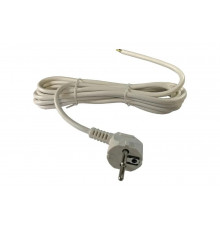 Сетевой шнур RUCELF ПВС-ВП 3х0,75 S22 белый 3 м 00-00003057