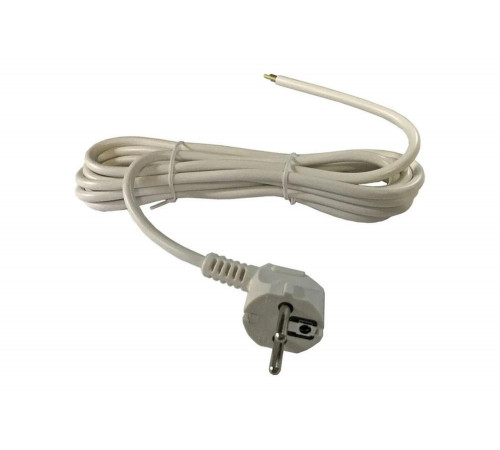 Сетевой шнур RUCELF ПВС-ВП 3х0,75 S22 белый 3 м 00-00003057