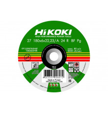 Круг обдирочный 180x6х22 мм, A24R, тип 27 Hikoki RUH18060