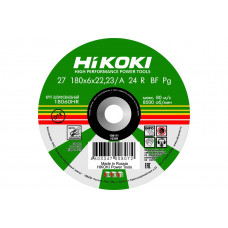 Круг обдирочный 180x6х22 мм, A24R, тип 27 Hikoki RUH18060