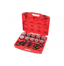 Набор оправок для монтажа и демонтажа сайлентблоков, 24 предмета МАСТАК 110-20024C