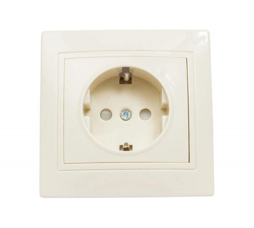 IEK КВАРТА РСш10-3-ККм: надежная одноместная розетка