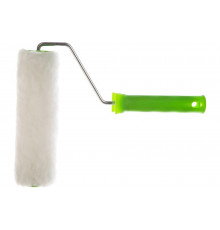 Валик СИБРТЕХ из искусственного меха с ручкой, 200 мм, ворс 15 мм, D - 48 мм, полиэстер 80113