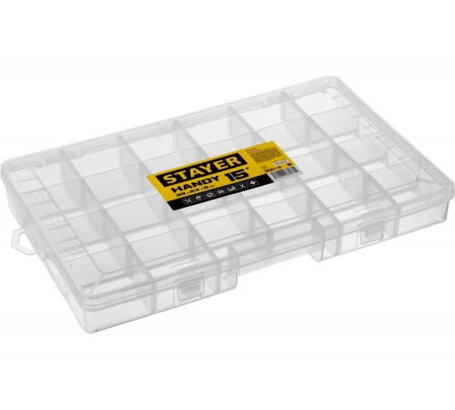 STAYER 382 x 234 x 48 мм (15"), пластиковый, органайзер HANDY-15 38051-15_z01