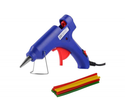 Клеевой термопистолет DEKO DKGG20 20Вт, SET5, с набором цветных клеевых стержней 063-4967