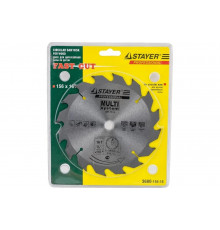 Пильный диск по дереву STAYER FAST CUT 156.5 мм х 12.7 мм х 16Т 3680-156-16