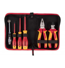 Набор диэлектрических инструментов TOLSEN 6 предметов, в футляре на молнии TTV83306