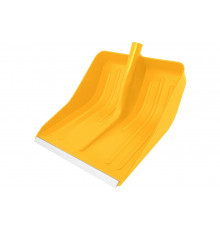 Полипропиленовая желтая лопата 400 х 420 мм без черенка, СИБРТЕХ Россия 61616