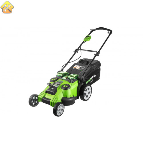 Аккумуляторная газонокосилка GREENWORKS G40LM49DBK6 (2500207UF)