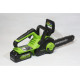 Цепная аккумуляторная пила GreenWorks G24CS25K2 24 В, 2 А*ч 2007707UA