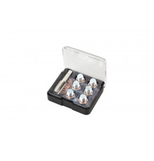 Набор для ремонта масляных пробок М17х1,5 кейс 19шт МАСТАК 103-47017C