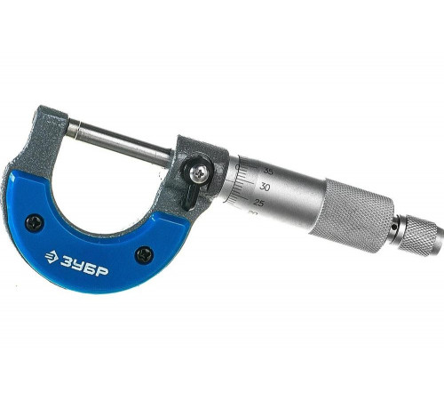 ЗУБР 0-25 мм, микрометр механический МК 25 34480-25_z02 Профессионал