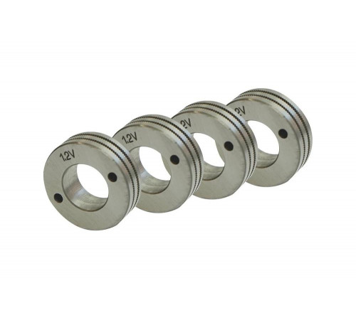 Ролики (4 шт; 1.0-1.2 мм; порошковая проволока) для DRIVE INMIG DW 41104, 41105 FUBAG 41111