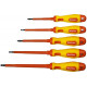KRAFTOOL 6 шт., набор диэлектрических отверток Х-Drive Electro 250088-H6